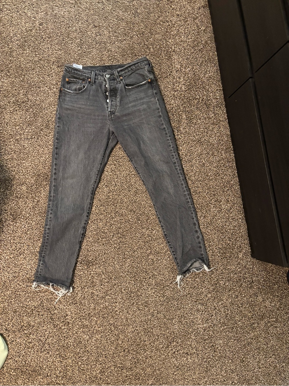 Levi's 501 Jeans with Distressed Hem